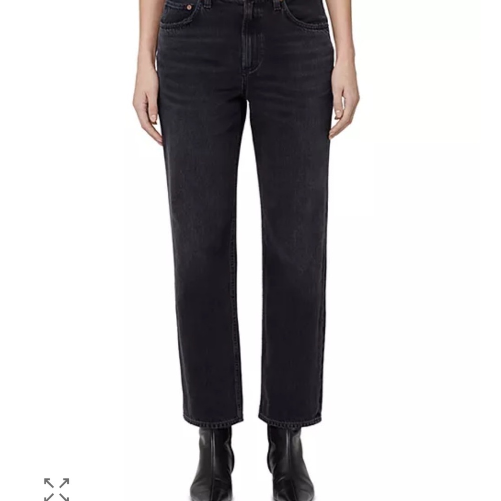 NWT Agolde Valen Mid Rise Straight Leg Jeans in Hitch